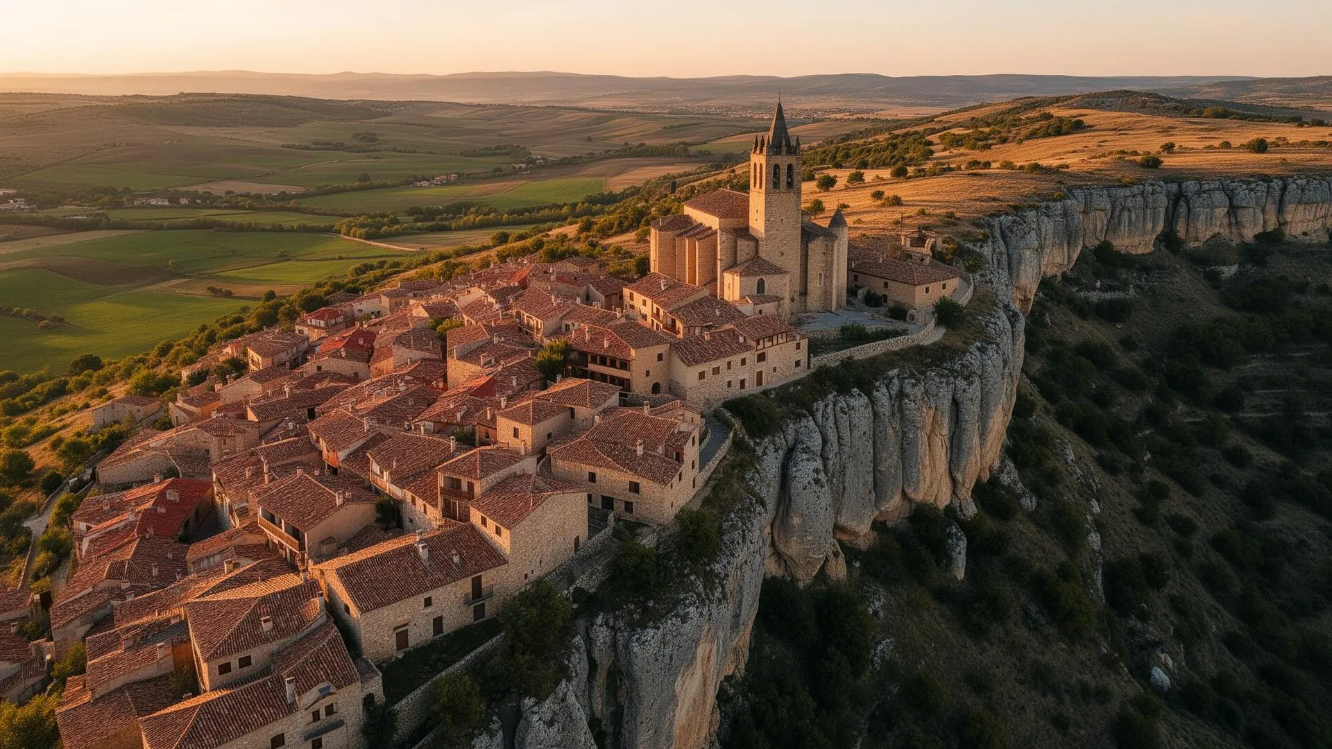 Vila medieval de Sepúlveda em Segóvia, Espanha